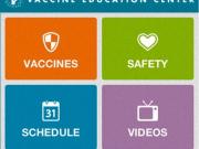 vaccines on the go home screen 